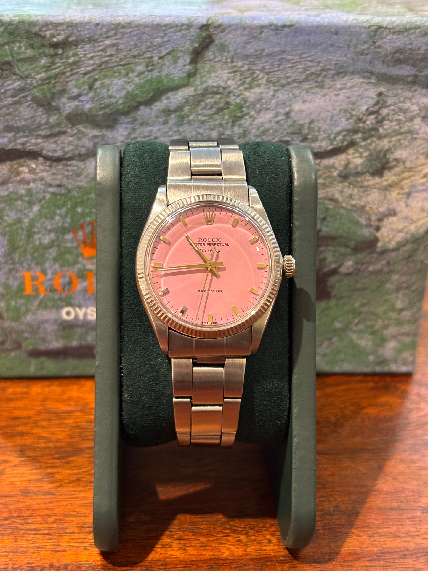 Rolex Air King 1005 Acciaio e oro bianco