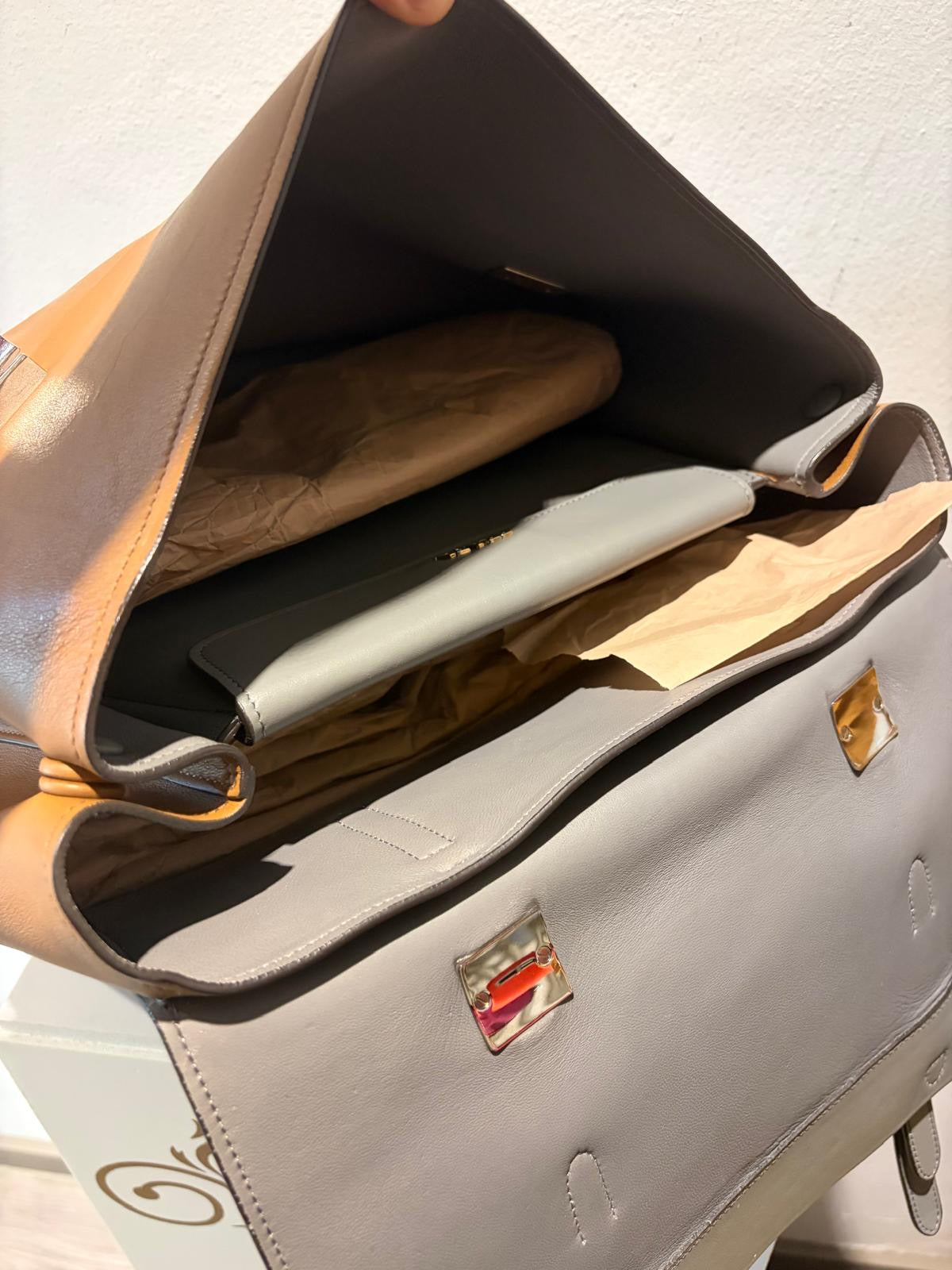 Borsa Prada City Calf Double Flap
