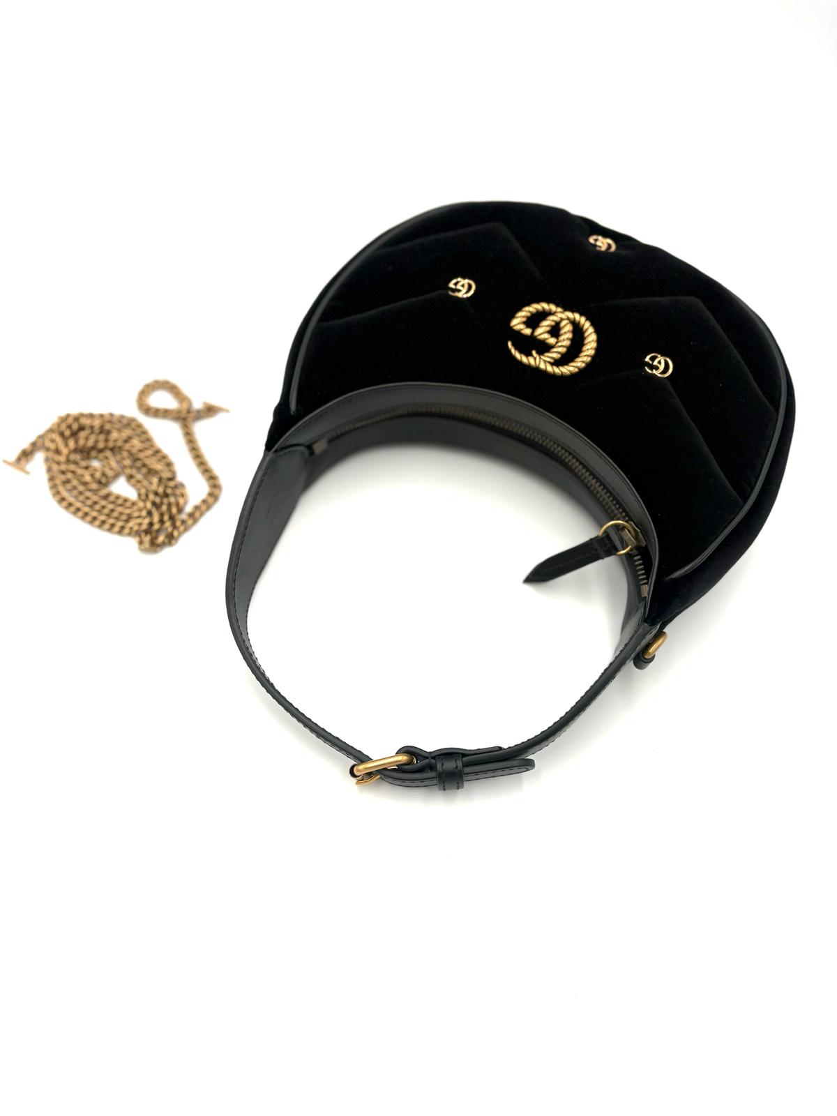 Borsa Gucci Moon Marmont Velluto