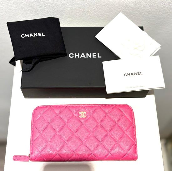 Portafoglio Chanel Zippy Caviar