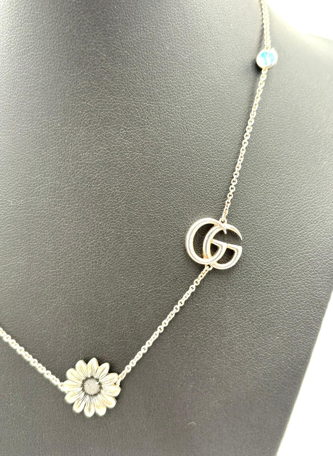 Collana Gucci Marmont Double G Flower