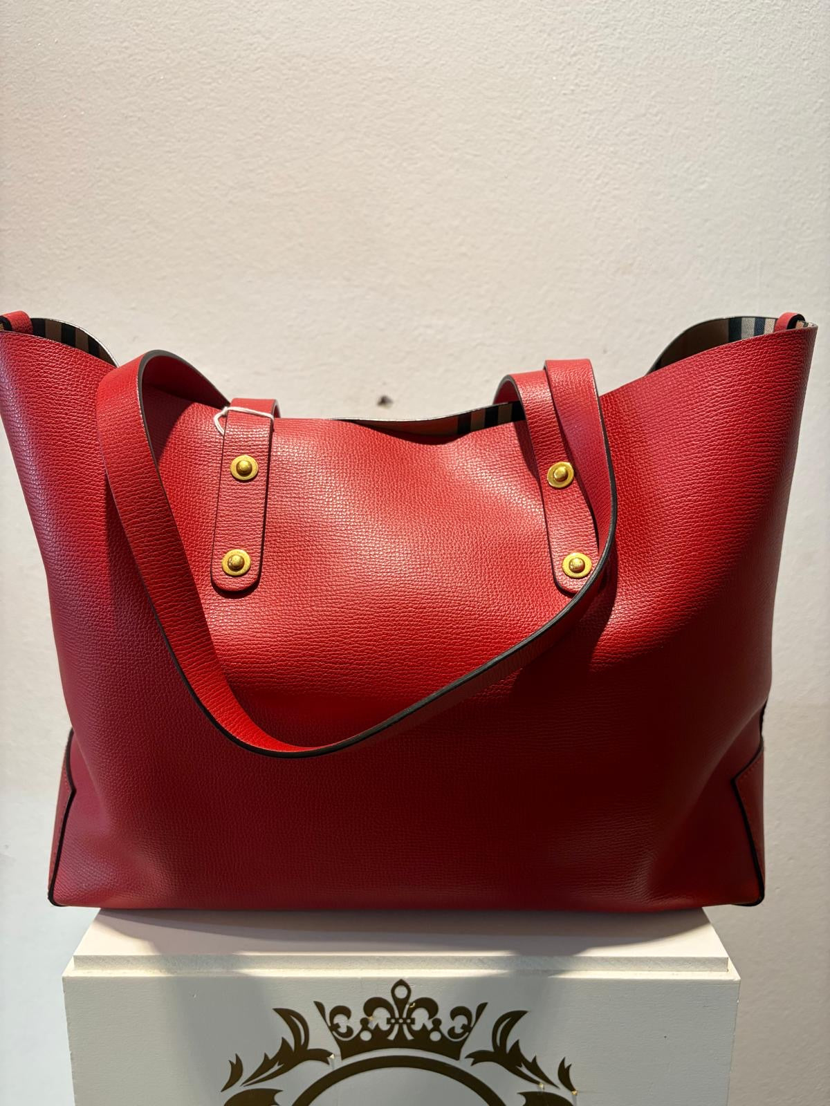 Borsa Burberry Tote Embossed Crest