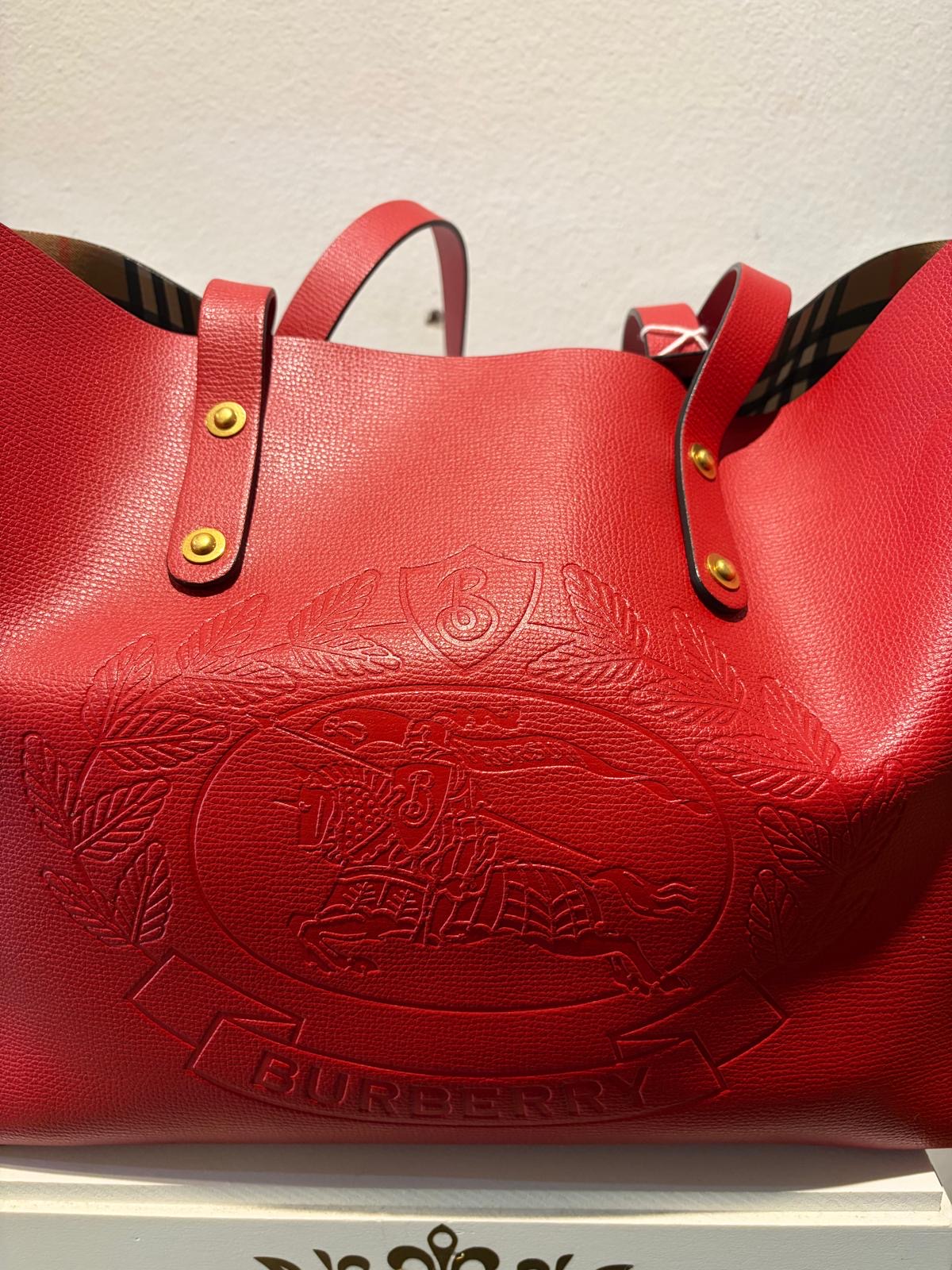 Borsa Burberry Tote Embossed Crest