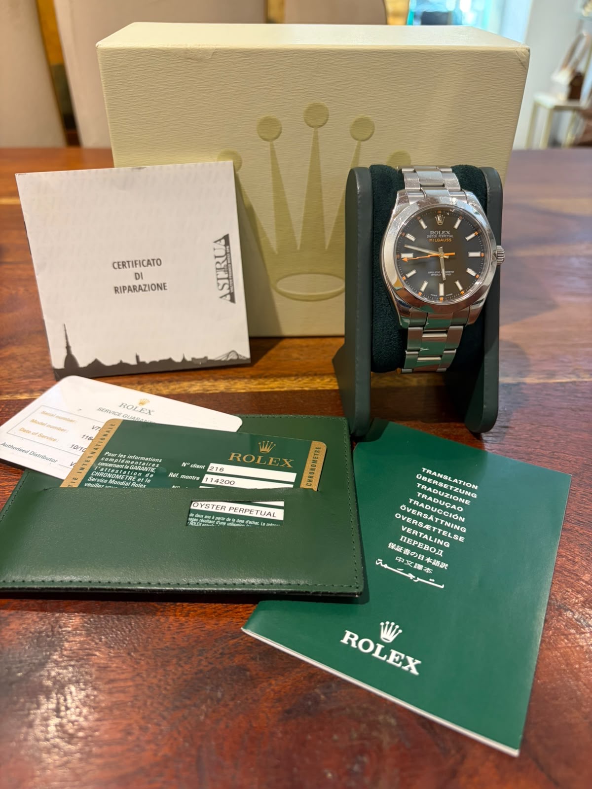 Rolex Milgauss 116400 Acciaio
