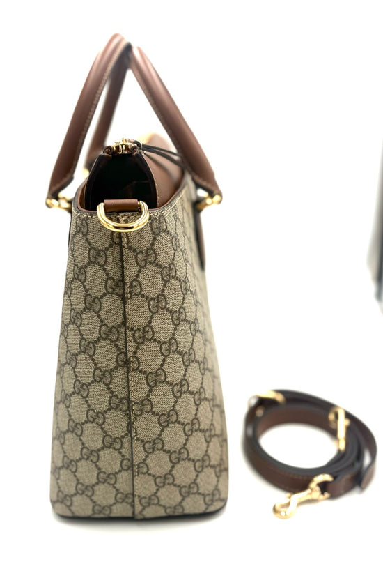 Borsa Gucci GG Supreme Zip Tote