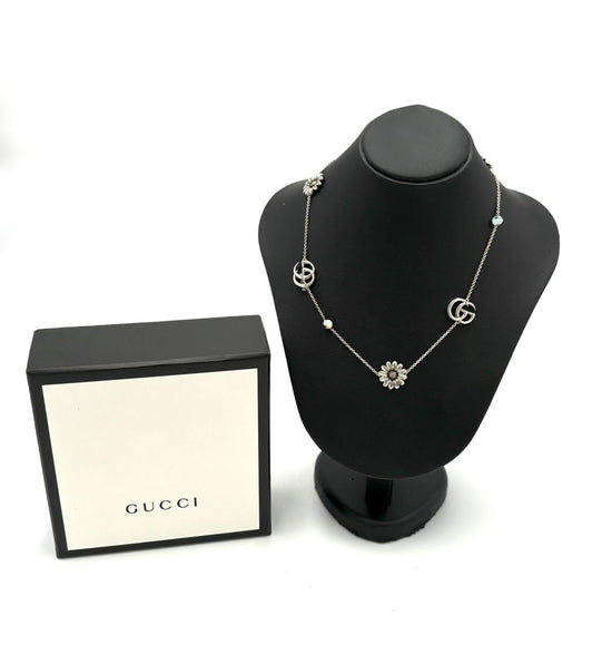 Collana Gucci Marmont Double G Flower