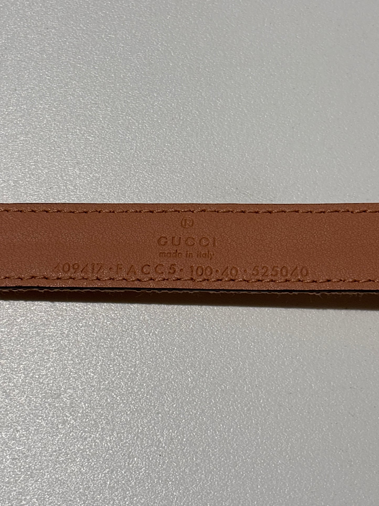Cintura Gucci GG Rosa