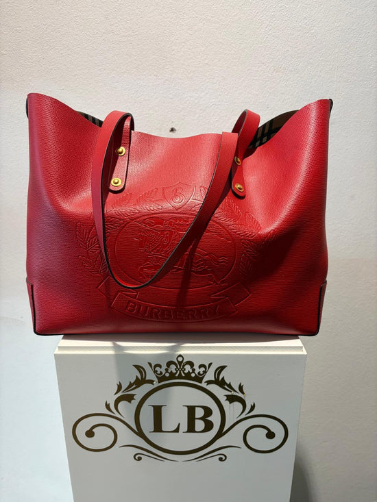 Borsa Burberry Tote Embossed Crest