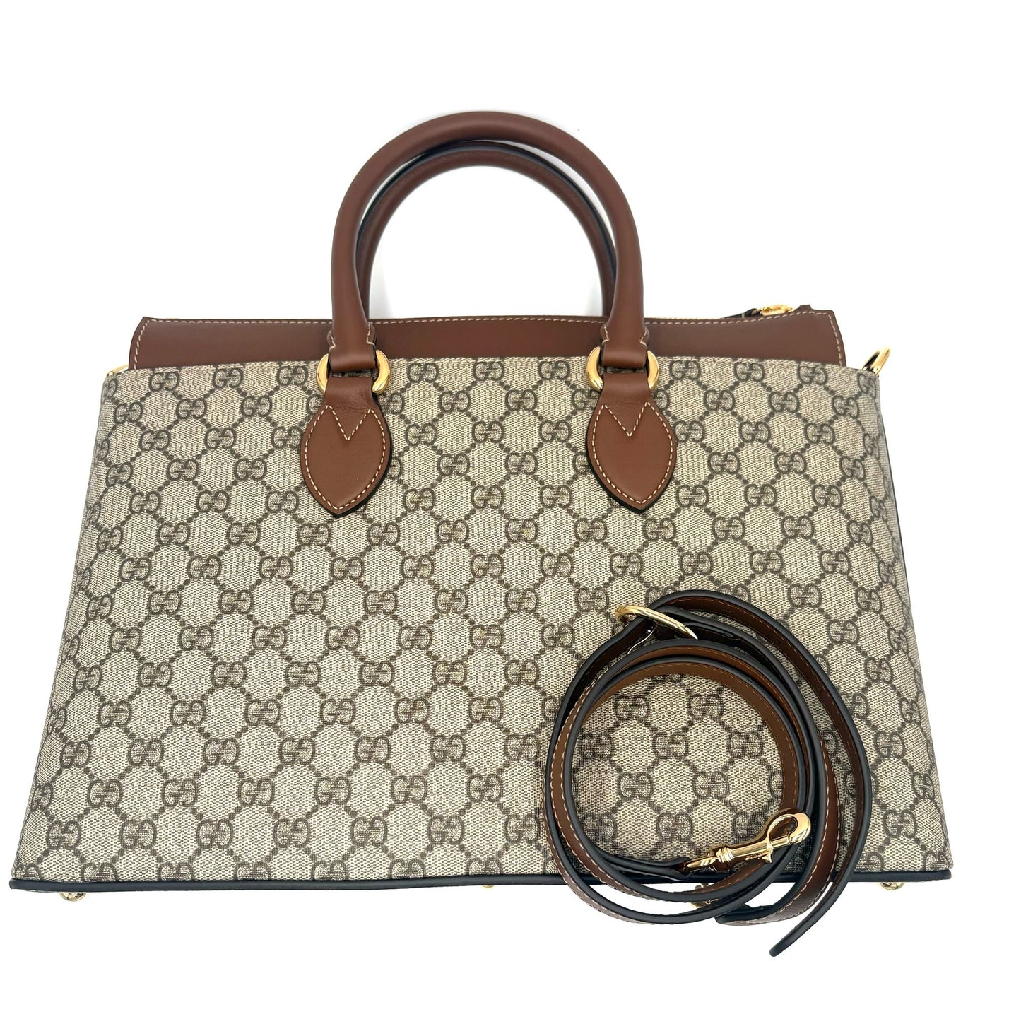 Borsa Gucci GG Supreme Zip Tote