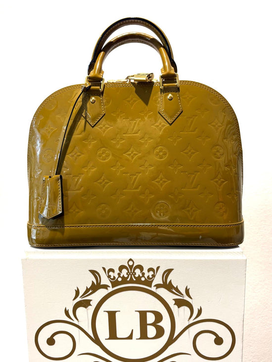 Borsa Louis Vuitton Alma PM Vernice