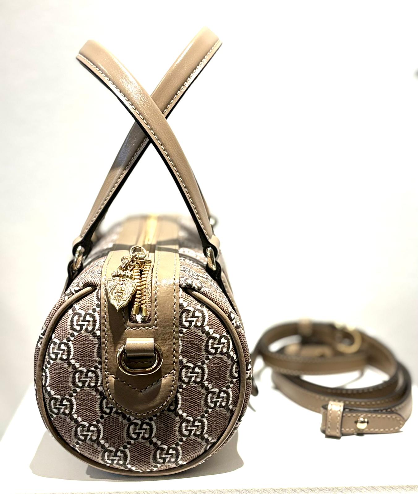 Borsa Gucci Shadow GG Supreme Cilindro