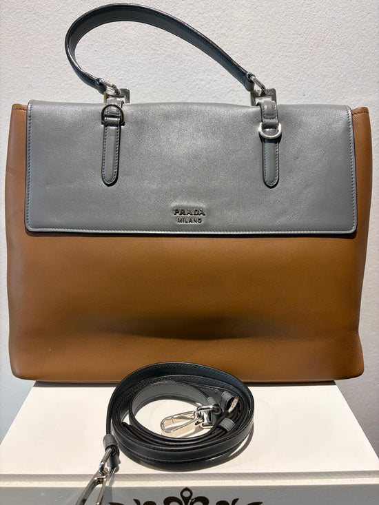 Borsa Prada City Calf Double Flap