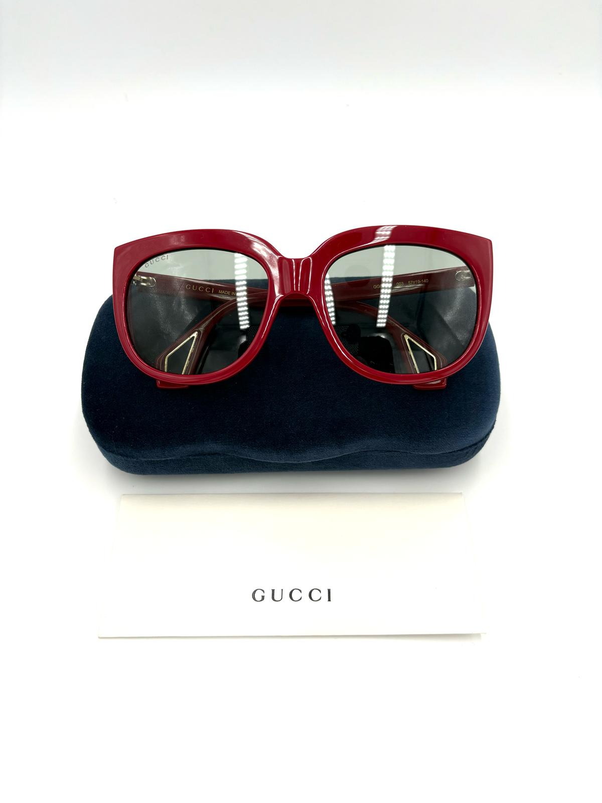 Occhiali da sole Gucci Borgogna