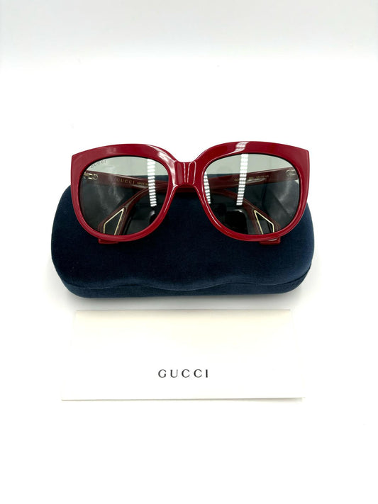 Occhiali da sole Gucci Borgogna
