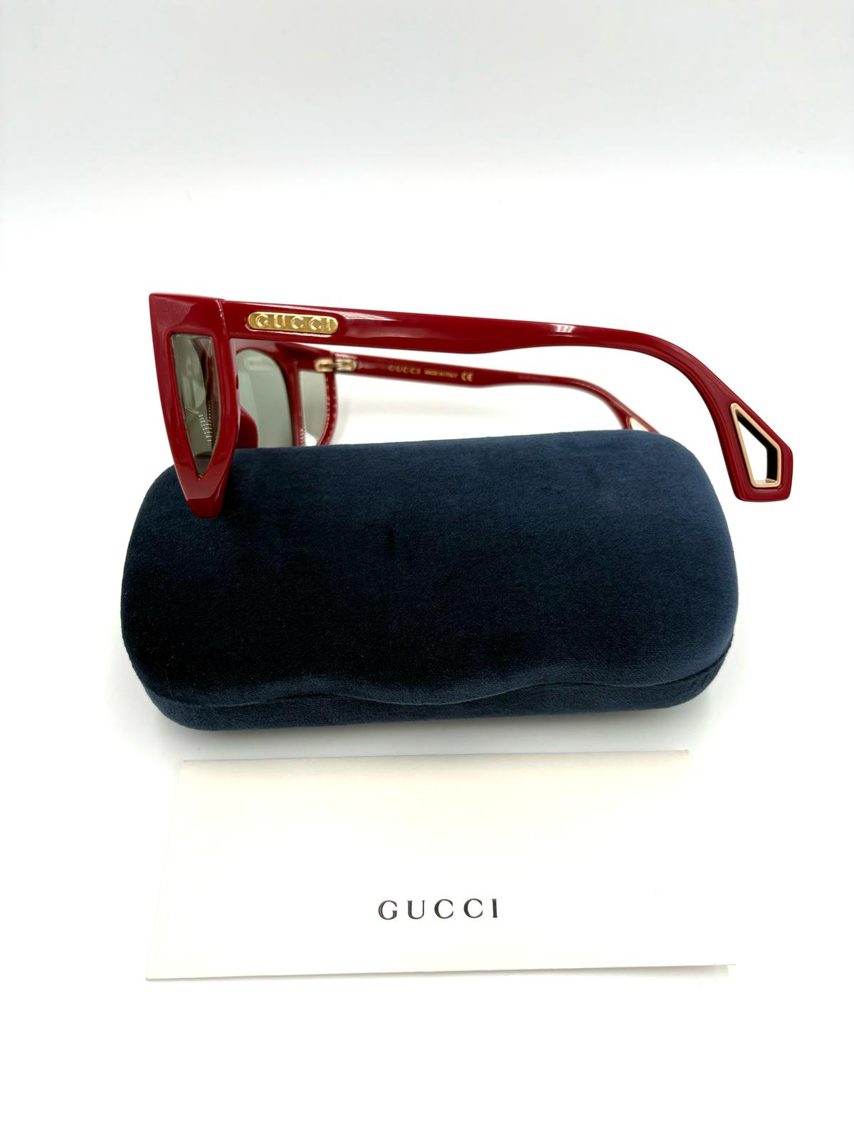 Occhiali da sole Gucci Borgogna