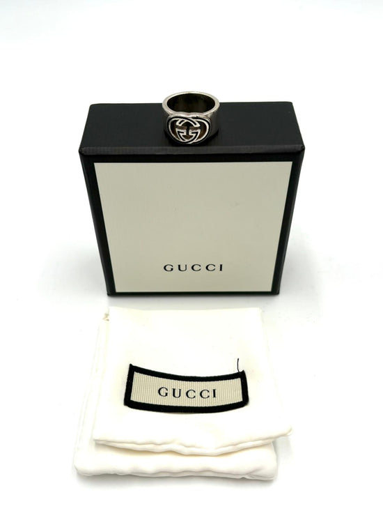 Anello Gucci Interloking GG