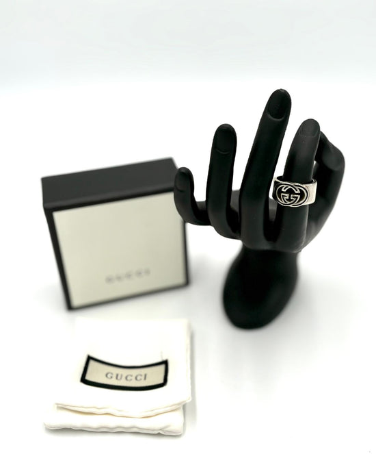 Anello Gucci Interloking GG