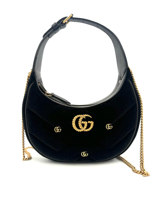 Borsa Gucci Moon Marmont Velluto