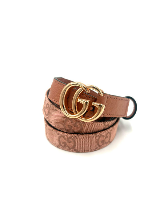 Cintura Gucci GG Rosa