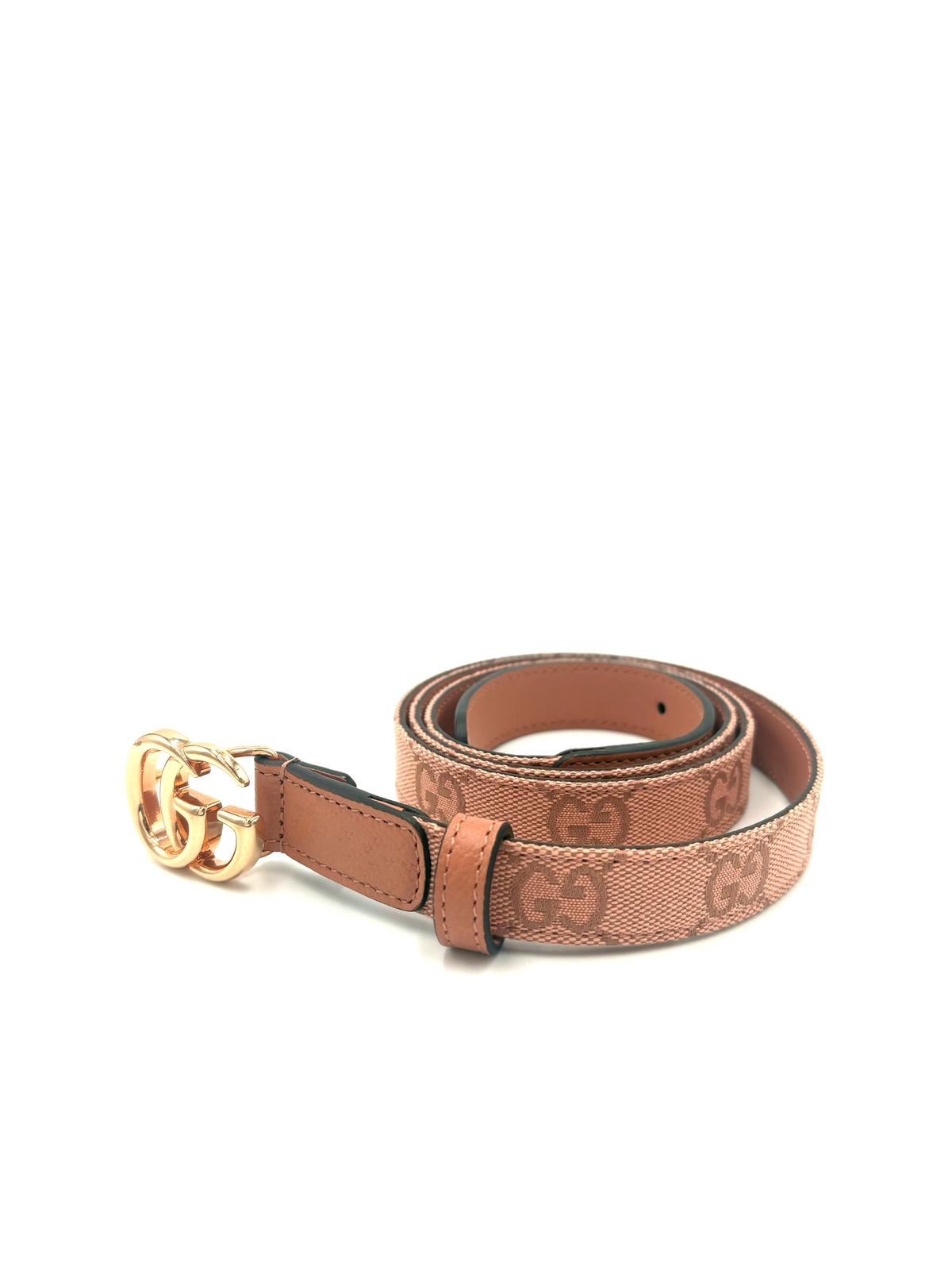 Cintura Gucci GG Rosa