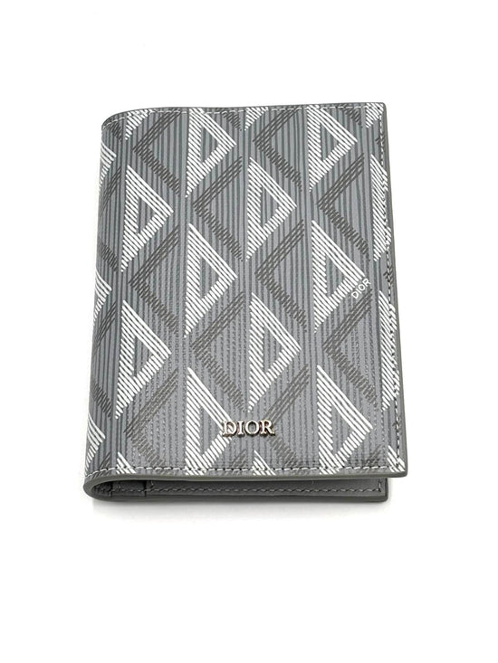 Portafoglio Dior Monogram Grigio