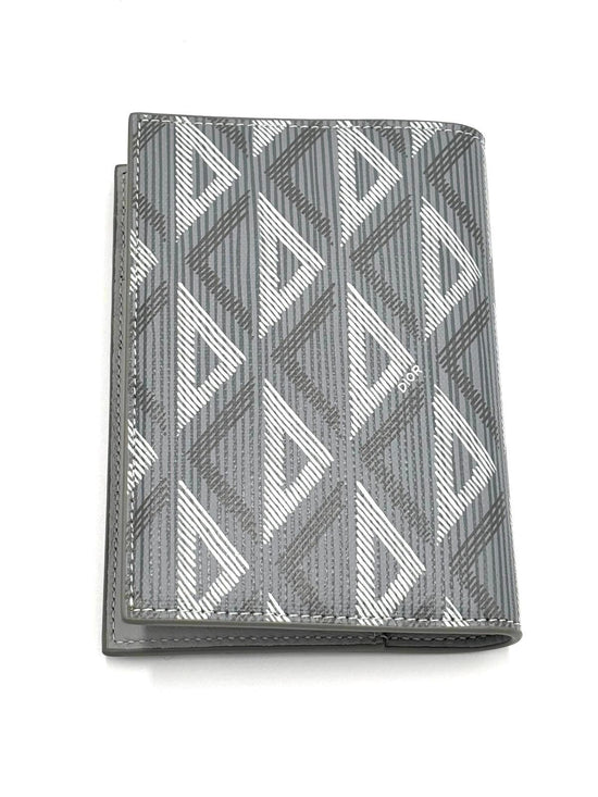 Portafoglio Dior Monogram Grigio